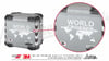 CSE19S İkili Set - Reflektif World Crosser (Dunyayi Gezen) Yazili Etiket