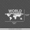 CSE19S İkili Set - Reflektif World Crosser (Dunyayi Gezen) Yazili Etiket