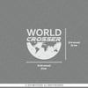 CSE2 World Crosser (Dunyayi Gezen) Yazili Etiket - Renk Seçenekli