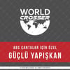 CSE2 World Crosser (Dunyayi Gezen) Yazili Etiket - - YÜKSEK YAPIŞKANLI