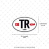 CSE20 Turkiye (TR) Reflektif Ulke Etiketi