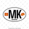 CSE27 Makedonya (MK) Reflektif Ulke Etiketi