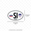 CSE32 Slovenya (SI) Reflektif Ulke Etiketi