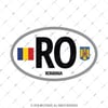 CSE33 Romanya (RO) Reflektif Ulke Etiketi