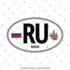 CSE37 Rusya (RU) Reflektif Ulke Etiketi