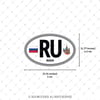 CSE37 Rusya (RU) Reflektif Ulke Etiketi