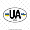 CSE38 Ukrayna (UA) Reflektif Ulke Etiketi