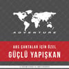 CSE4 Basitlestirilmis Dunya Haritasi - YÜKSEK YAPIŞKANLI