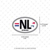 CSE45 Hollanda (NL) Reflektif Ulke Etiketi