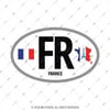 CSE46 Fransa (FR) Reflektif Ulke Etiketi