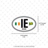 CSE47 Irlanda (IE) Reflektif Ulke Etiketi