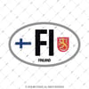 CSE49 Finlandiya (FI) Reflektif Ulke Etiketi