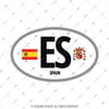 CSE52 Ispanya (ES) Reflektif Ulke Etiketi