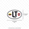 CSE54 Litvanya (LT) Reflektif Ulke Etiketi