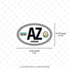 CSE58 Azerbaycan (AZ) Reflektif Ulke Etiketi