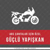 CSE6 TNR Dunya Haritasi Desen - YÜKSEK YAPIŞKANLI