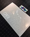 CSE7 Adventure Yazılı Sticker - Renk Seçenekli