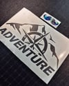 CSE7 Adventure Yazılı Sticker - Renk Seçenekli