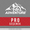 CSE7 Adventure Yazılı Sticker - Renk Seçenekli
