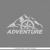 CSE7 Adventure Yazılı Sticker - Renk Seçenekli