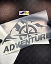 CSE7 Adventure Yazılı Sticker - YÜKSEK YAPIŞKANLI