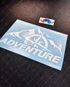 CSE7 Adventure Yazılı Sticker - YÜKSEK YAPIŞKANLI