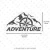 CSE7 Adventure Yazılı Sticker - YÜKSEK YAPIŞKANLI