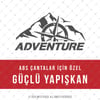 CSE7 Adventure Yazılı Sticker - YÜKSEK YAPIŞKANLI