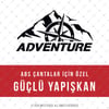 CSE7 Adventure Yazılı Sticker - YÜKSEK YAPIŞKANLI