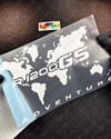 CSE8 GS1200 Detayli Dunya Haritasi Desen Sticker - YÜKSEK YAPIŞKANLI