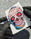 CSFT18 Renk Değiştiren Seri Kalp Gozlu Sugar Skull Kurukafa Etiketi