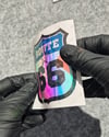 CSFT22 Renk Değiştiren Seri Route 66 Etiketi