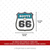 CSFT22 Renk Değiştiren Seri Route 66 Etiketi