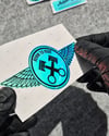 CSFT29 Renk Değiştiren Seri Ride or Die Yazılı Etiket