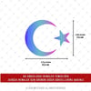 CSFT5 Renk Değiştiren Seri Ay Yıldız Etiketi