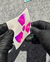 CSFT61 Renk Değiştiren Seri Radyasyon İşareti Etiketi