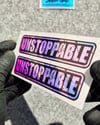 CSFT9 Renk Değiştiren Durdurulamaz (Unstoppable) Yazılı Etiket 2 li Set