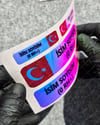 CSFTBT10 Isme Ozel Kan Grubu Etiket Seti - Renk Değiştiren Seri