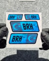 CSFTBT16 B Rh Negatif (-) Kan Grubu Etiket Seti Renk Değiştiren Seri