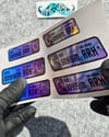 CSFTBT19 İsme Özel Kan Grubu Etiket Seti - Renk Değiştiren Seri