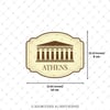 CST11 Athens Yunanistan Etiketi