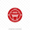 CST24 Kyoto Japonya Etiketi