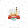 CST28 Londra Saat Kulesi Etiketi
