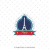 CST34 Paris Fransa Etiketi