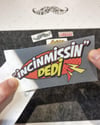 ESP1 Incinmissin Dedi Yazili Cizgi Roman Efekti Etiketi