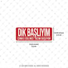 ESP49 V3 Dik Basliyim Yazili Etiket