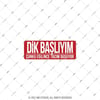 ESP49 V3 Dik Basliyim Yazili Etiket
