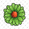 FLW10 Yesil Cicek Etiketi