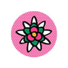 FLW8 Pembe Cicek Etiketi