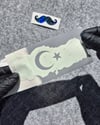 GIDW13 Karanlıkta Işıldayan Ay Yıldızlı Türkiye Haritası